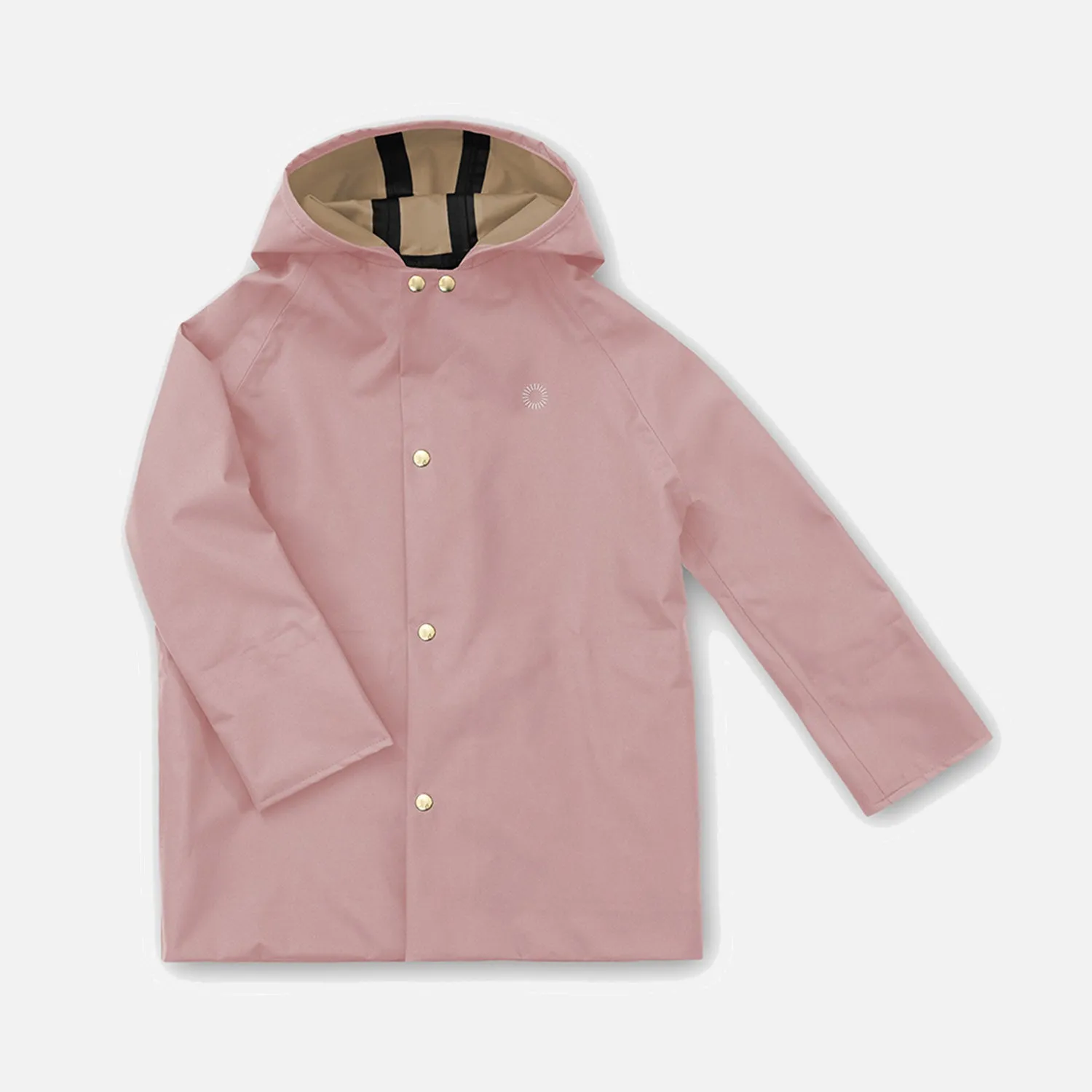 Waterproof Midi Raincoat - Crabapple