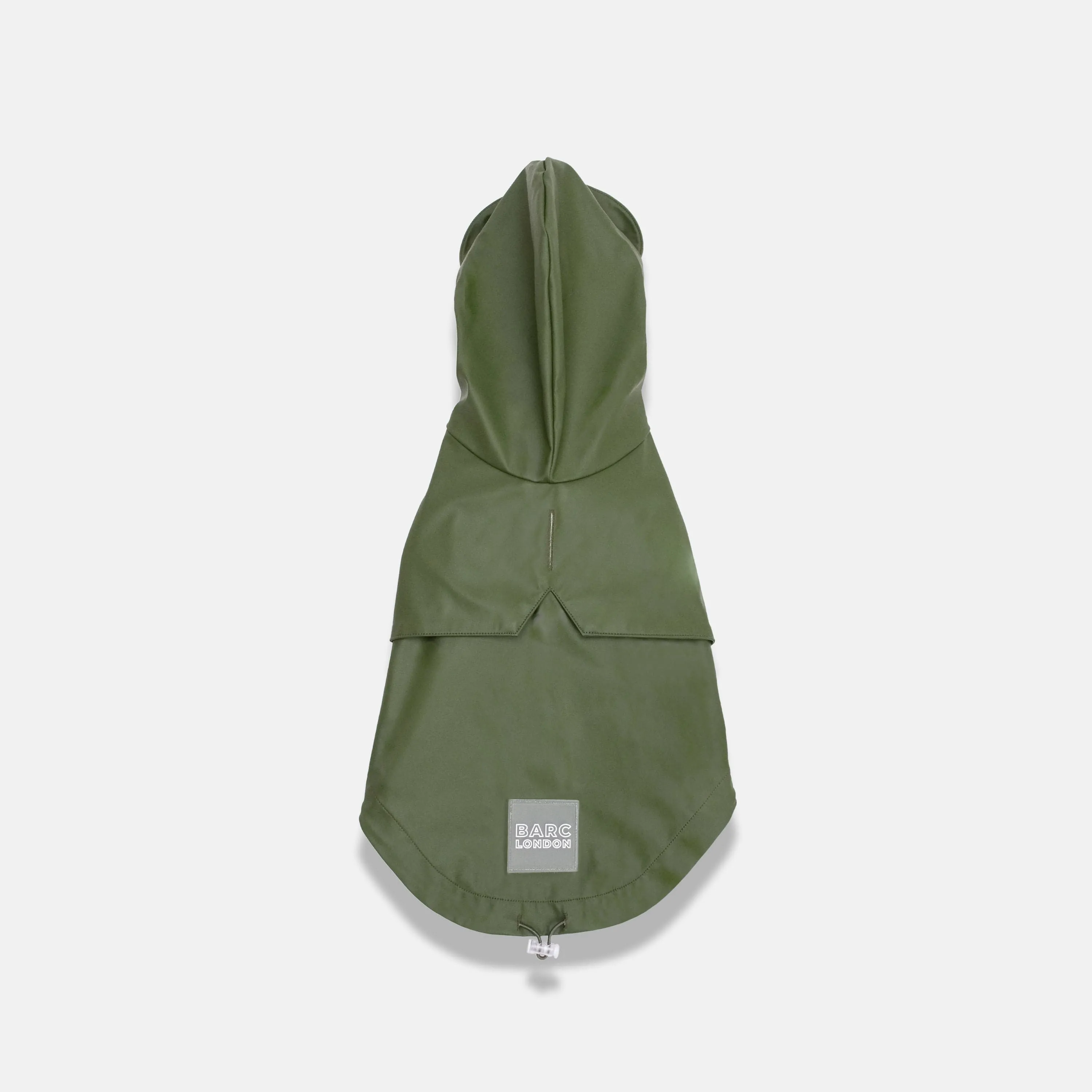 Waterproof Recycled PU Dog Raincoat | Green