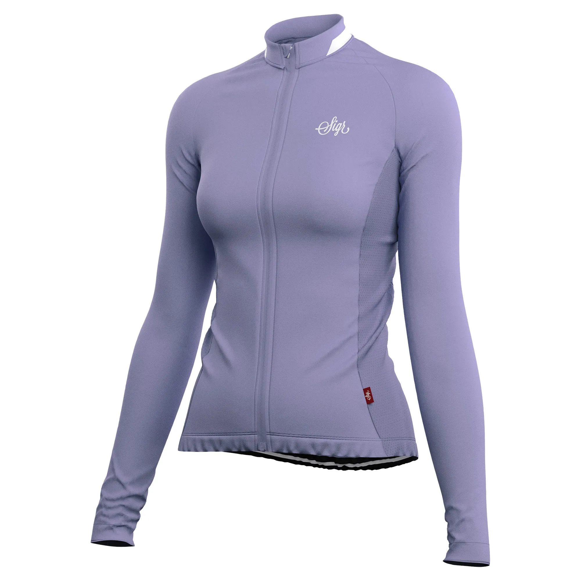 Wildflower Light Purple Women's Long Sleeved Jersey