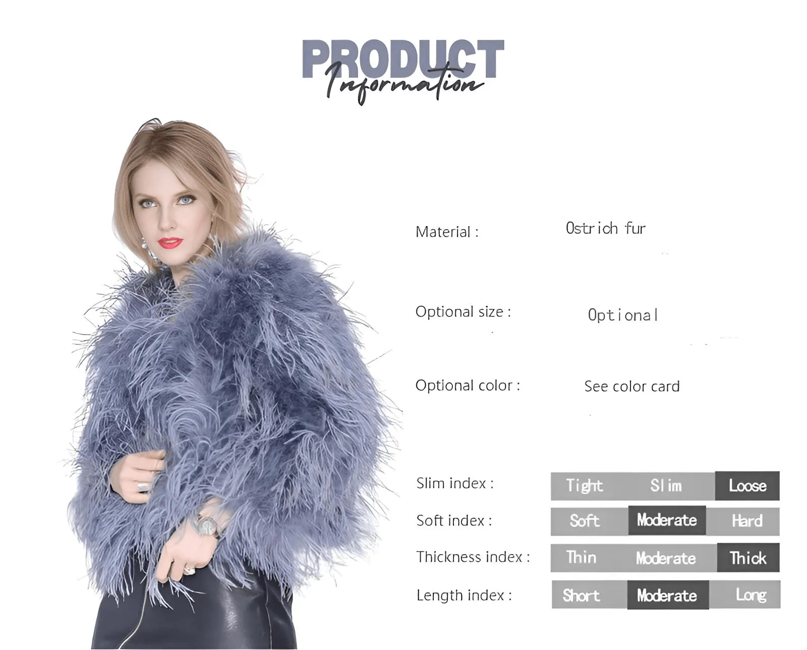 Winter Ostrich Feather Jacket Fur Coat Casual Australian Imported Fur Ostrich Jacket Ladies Nightclub Coat